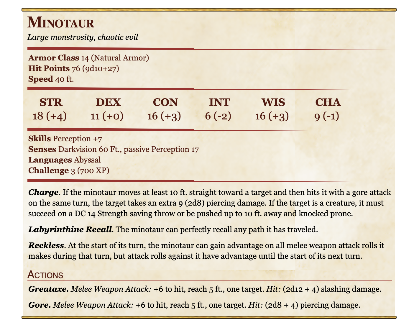 dnd 5e monstrous races