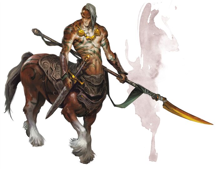 Centaur 5e 5th Edition Race In Dandd Dnd Spells 7752